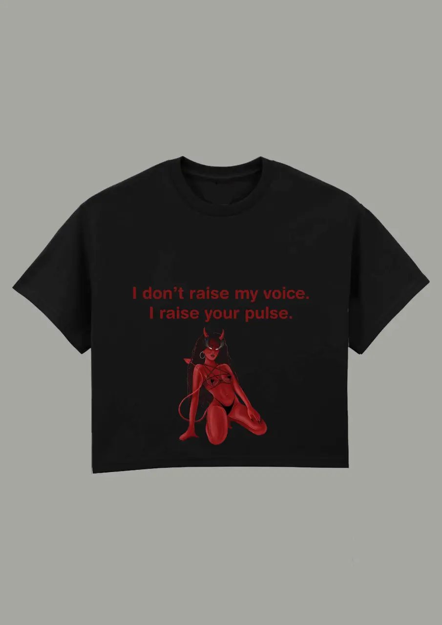 RAISE YOUR PULSE CROP TOP
